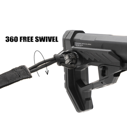 Strike Industries - Strike Polymer Pit Stock Leichter Minimalistisches Hinterschaft - Schwarz - SI-STRIKE-POLY-PIT-BK