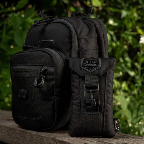 M-Tac - Elite Hex Phone Case - Groß - Schwarz - 10160002