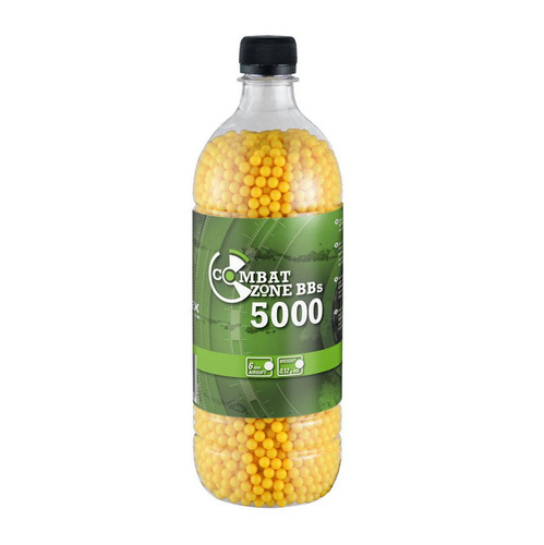 Umarex - Combat Zone Basic ASG BBs - 0,12 g - 5000 Stk. - Rot / Orange - 2.5670