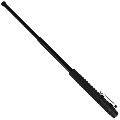 ESP - Gehärteter erweiterbarer Schlagstock mit Clip - 21" - Extra Grip Griff - Schwarz - EXB-21H BLK BC-01