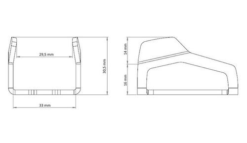 Strike Industries - R.EX Reflex Exoskelett Universal-Schutzschild & Schienenmontage - SI-REX