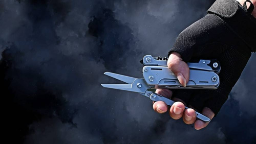 Roxon - Multitool S801S mit einem Satz Bits - Perlgrau - CM1334