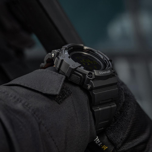 M-Tac - Taktische Uhr mit Kompass 2233 - Schwarz - 50010002