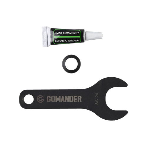 Gomander - Quadron Flammenkompensator - 5,56 mm - 1/2x28 UNEF-9 - Schwarz - TB0.10172