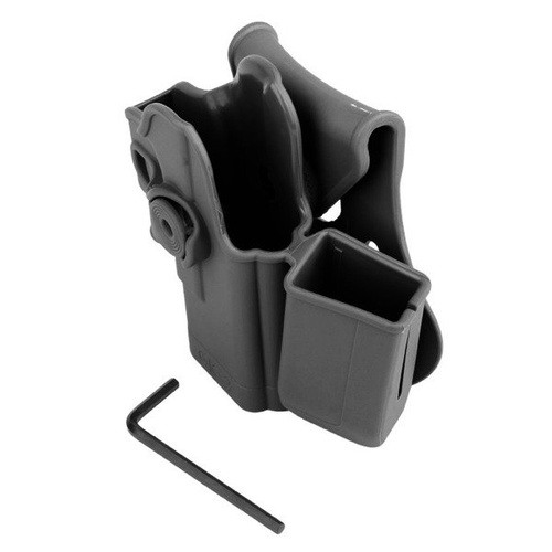 IMI Defense - Roto Paddle Holster Level 2 mit Mag-Tasche - Glock 17/19/22/23/31/32/36 - IMI-Z1023