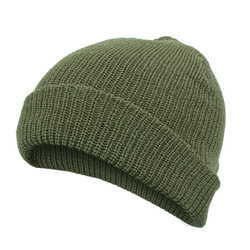 Mil-Tec - Kappe Wolle Watch Cap - Olive - 12140001