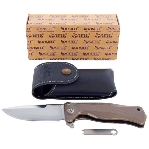 LionSteel - SR11 Klappmesser - Sleipner - Braun - SR11 B