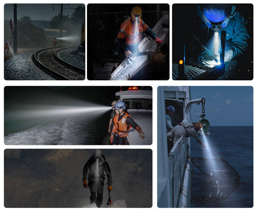 NEXTorch - Max Star LED wiederaufladbare Stirnlampe - 1200 lm - Schwarz - MAX STAR