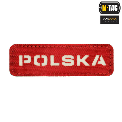 M-Tac - Aufnäher Polen 25x80 - Laserschnitt - Rot / Weiß - 51004333