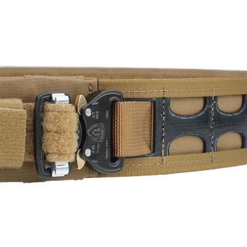 Neptune Spear - Battle Belt 1 Taktischer Gürtel mit Cobra FM Schnalle - 45 mm - Coyote Brown - BB-1-FM-CB1