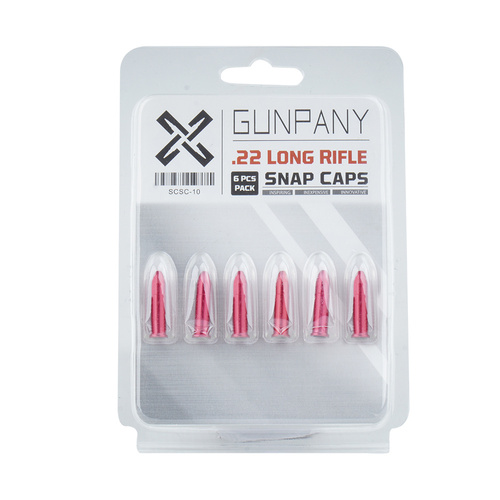 GunPany - Aluminium-Dummy-Patronen - .22 LR - 6 Stück - SCSC-10