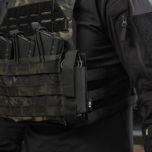 M-Tac - Gen.II Tactical Stasis Carrier mit Klettverschluss - Schwarz - 10135102.