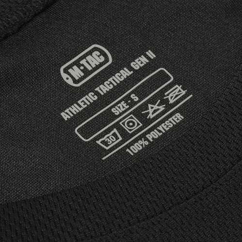 M-Tac - Thermoaktives T-Shirt Athletic Gen. 2 - Schwarz – 80006102