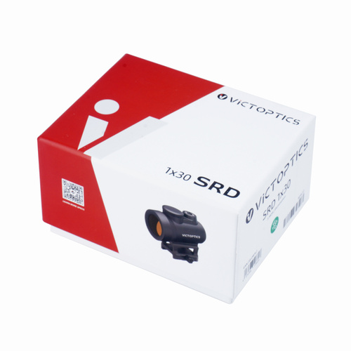 Victoptics - Geschlossenes Kollimator SRD 1x30 mit Weaver Montage - 3 MOA - Schwarz - RDSL37