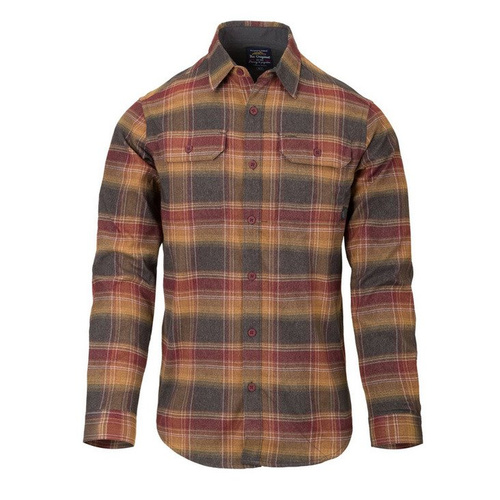 Helikon - GreyMan Hemd - Bernstein kariert - KO-GMN-PN-P0