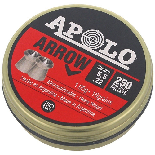 Apolo - Luftgewehrkugeln Arrow Heavy - 5,5 mm - 250 Stück - E19941