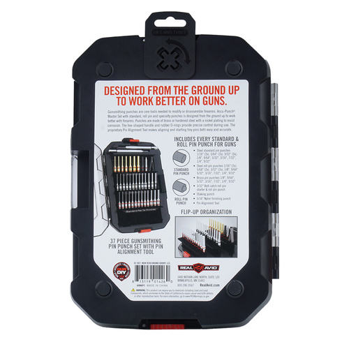 Real Avid - Locherset Accu-Punch Master Set - 37 Teile - AVMAPS