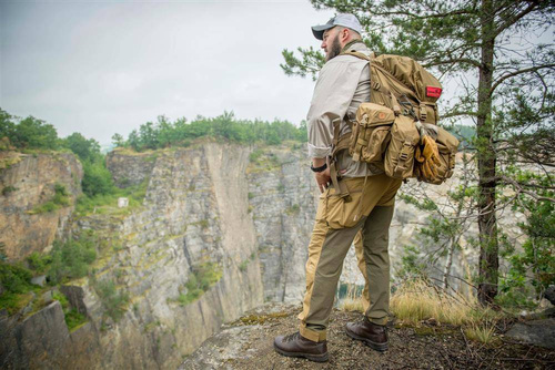 Helikon - Hybrid Outback Pants® Hose - DuraCanvas® - Taiga Green - SP-HOP-DC-09