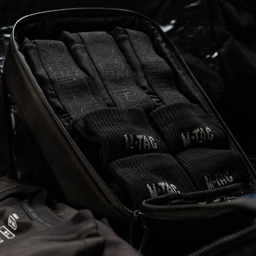 M-Tac - Elite Kleiner Transparenter Organizer - 22 x 14 cm - Schwarz - 10147002-S