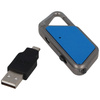ASP - Sapphire USB LED Aluminium wiederaufladbare Taschenlampe - Blau - 53650
