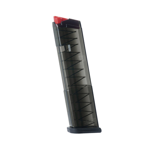 ETS - Polymer Magazin für Glock 43 - 9x19 mm - 12 Schuss - Carbon Smoke Serie - SMK-GLK-43-12 - Glock-Magazine