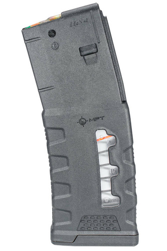 MFT - Polymer Fenster Magazin Extreme Duty für AR-15 / M4 - 5,56 x 45 mm/.223 - 30 Schuss - Schwarz - EXDPM556-W-BL