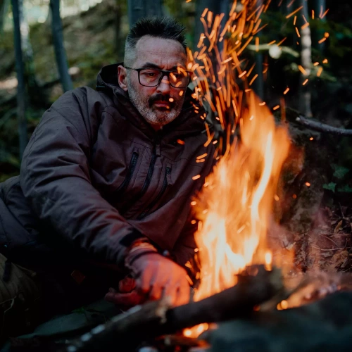 Helikon - Isolierte Winterjacke Yukon - DuraCanvas - Coyote - KU-WTY-DC-11