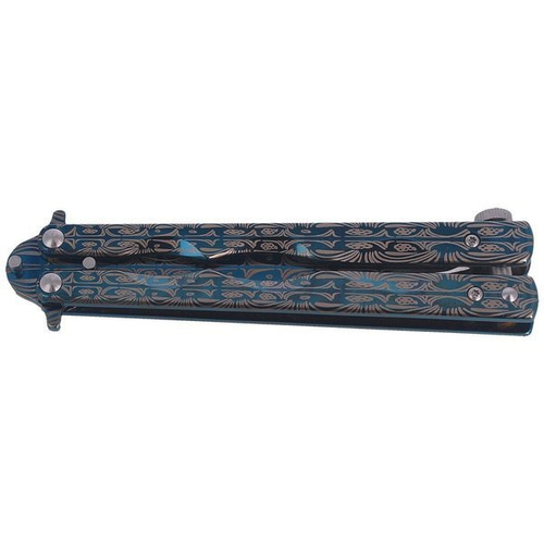 Martinez Albainox - Schmetterlingsmesser Rainblue Orient - 02140