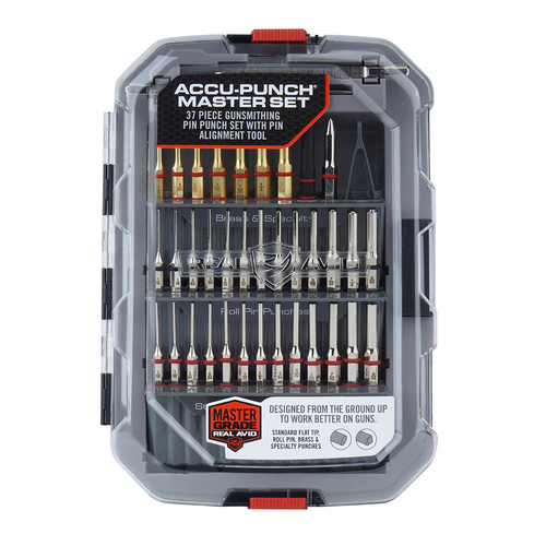 Real Avid - Locherset Accu-Punch Master Set - 37 Teile - AVMAPS