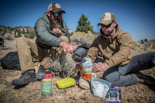 Helikon - Jacke Wolfhound Hoodie - Windpack Nylon - PenCott WildWood - KU-WLH-NL-45