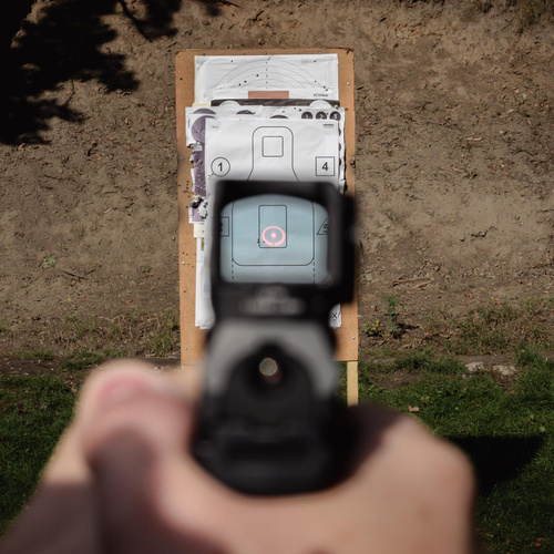 Vortex Optik - Rotes Zielvisier Defender ST Solar - 3 MOA - Schwarz - DFST-MRD3-E