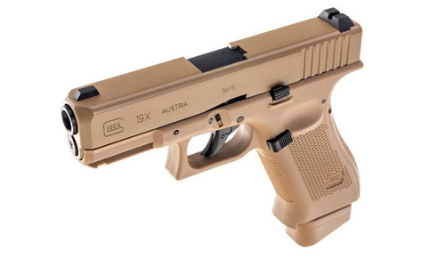 Umarex - Glock 19X Pistole Replik - CO2 GBB - Coyote - 2.6435