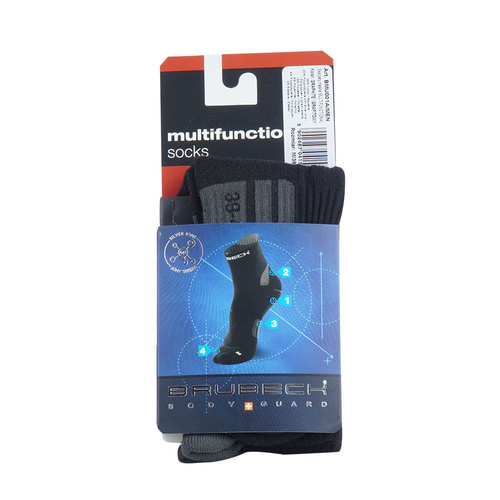 Brubeck - Trekkingsocken Multifunktional - Graphite - BMU001A