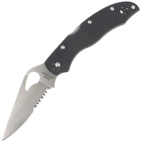 Spyderco - Byrd Harrier 2 Klappmesser - 8Cr13MoV - Schwarz - BY01GPS2