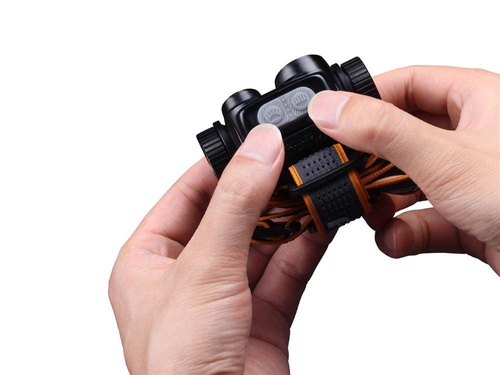 Fenix - Stirnlampe mit zwei Lichtstrahlern - Schwarz - HM65R