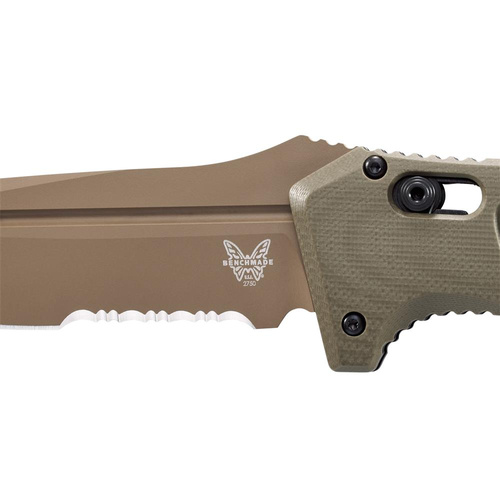 Benchmade - Klappmesser Militär Auto Adamas - CPM CruWear - Olive Drab - 2750SFE-2