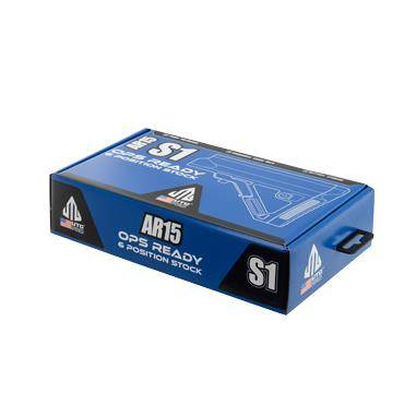 Leapers - UTG Pro AR15 Ops Ready S1 Stock - Mil Spec - Schwarz - RBUS1BMS