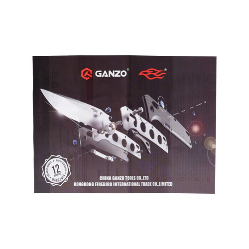 Ganzo - Klappmesser EDC G769-BK - D2 - Schwarz - G769-BK