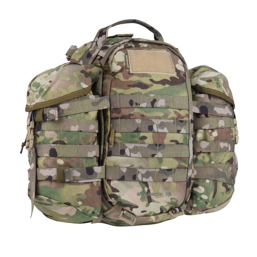 WISPORT - Sparrow 16 Rucksack mit zwei Seitentaschen - 16 + 10 l - Multicam