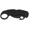 Spyderco - Karahawk™ G-10 All Black Plain Edge Messer - C170GBBKP
