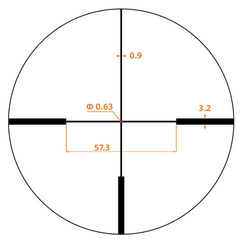 Vector Optics - Zielfernrohr Continental x6 2.5-15x56i - G4 Fiber - Schwarz - SCOM-47