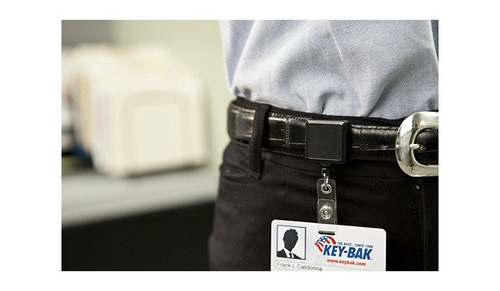 KEY-BAK - Retract-A-Badge ID Square mit Clip - 0200-107