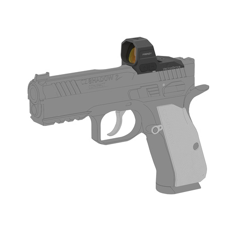 Vector Optics - Offener Kollimator Frenzy FA 1x20x24 - CZ P-10/Shadow 2 OR - Schwarz - SCRD-82