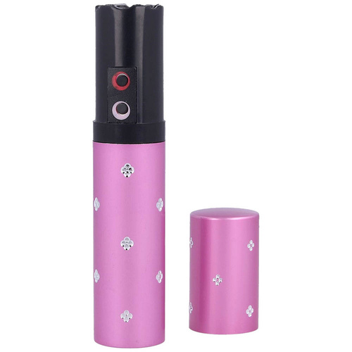 Paralyseur - Lippenstift Elektroschocker mit Taschenlampe - 2 Millionen Volt - 120 lm - Pink - 1202-PR