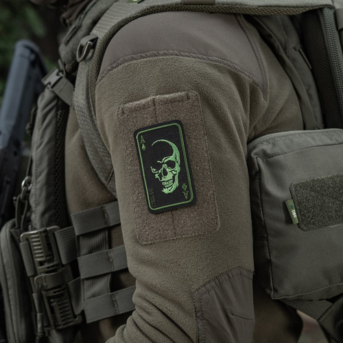 M-Tac - Moralaufnäher Patch Face of War - Cordura - Schwarz/Grün - 51389201