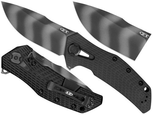 Zero Tolerance - Klappmesser 0308 - CPM 20CV - Schwarz/Tiger Stripe - 0308BLKTS