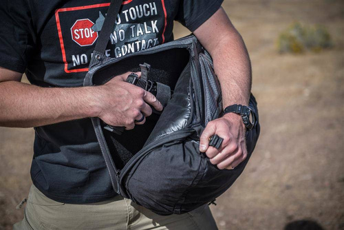 Helikon - Pistolenhaltereinsatz Inverted Pistol Holder Insert - Blaue Melange - IN-PIH-NL-M2