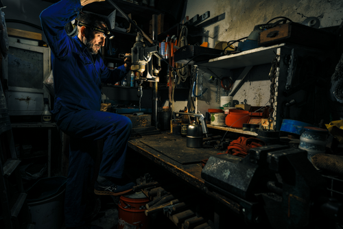 Ledlenser - Stirnlampe H7R WORK wiederaufladbar - 1000 Lumen - 4800 mAh - Schwarz - 502195