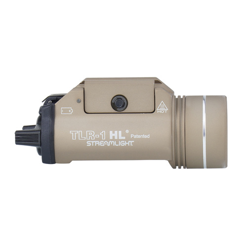 Streamlight - Taktische Waffentaschenlampe LED TLR-1 HL - 1000 lm - Picatinny - FDE - L-69266