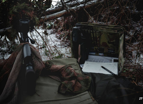 Modestone - Militärisches Wasserdichtes Scharfschützen Logbuch - 148 x 210 mm - Grün - SLOGC53SMIL